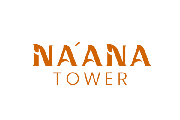Logo de Náana Tower, preventa de departamentos en Bucerías, a un costado del hospital y de la playa