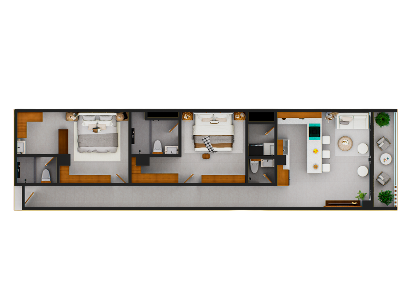 Prototipo G de Náana Tower, proyecto en preventa en Bucerías.