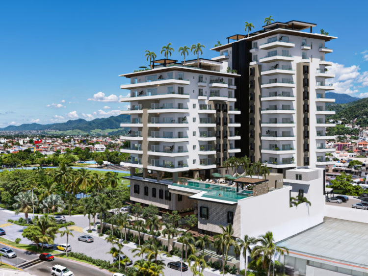 Proyecto en preventa de departamentos en Puerto Vallarta a la entrada del centro