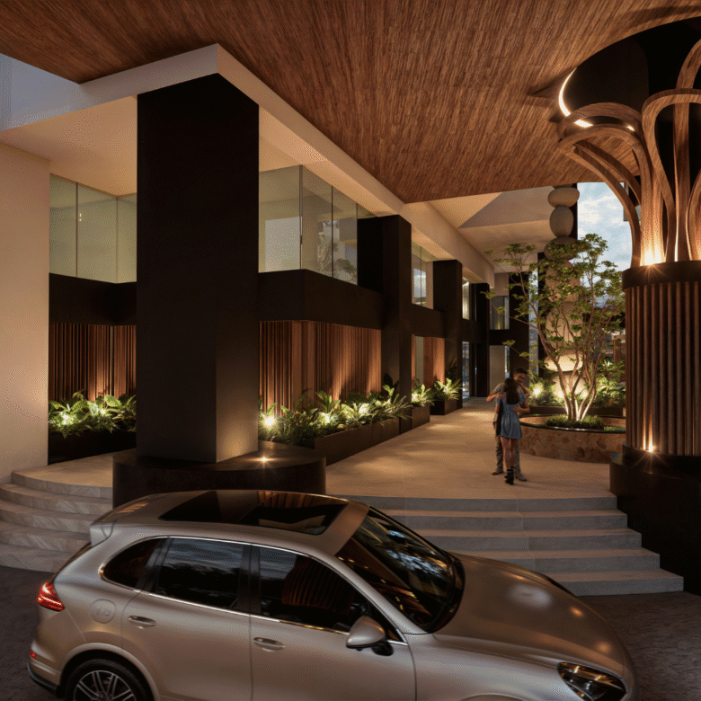 Amenidades de V'Boulevard, departamentos de lujo en venta Puerto Vallarta con vista al mar y a unos pasos del centro y del malecón de Puerto Vallarta