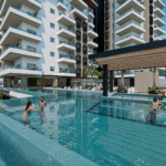 Alberca de V'Boulevard, departamentos de lujo en venta Puerto Vallarta con vista al mar y a unos pasos del centro y del malecón de Puerto Vallarta