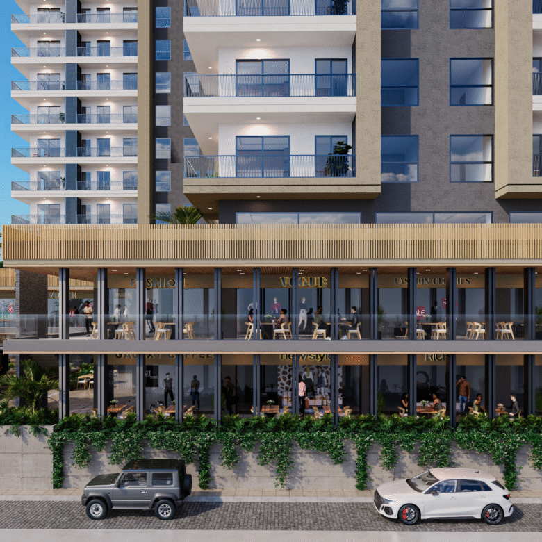 Locales comerciales de DUE, departamentos en Puerto Vallarta en venta con vista al mar