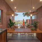 Cocina y comerdor de casa en venta en Sayulita.