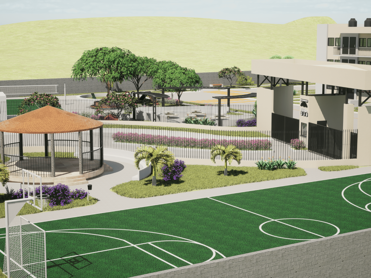 Cancha deportiva de San Vicente 330, departamentos en venta en San Vicente, Bahía de Banderas