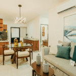 Sala, comedor y cocina de San Vicente 330, departamentos en venta en San Vicente, Bahía de Banderas