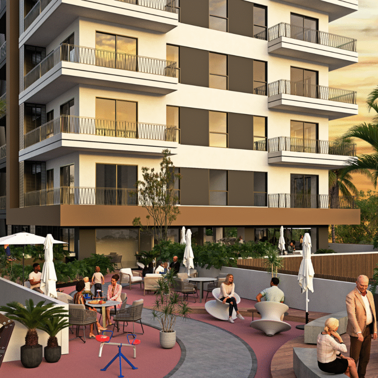 Parque lineal de DUE, departamentos en Puerto Vallarta en venta con vista al mar