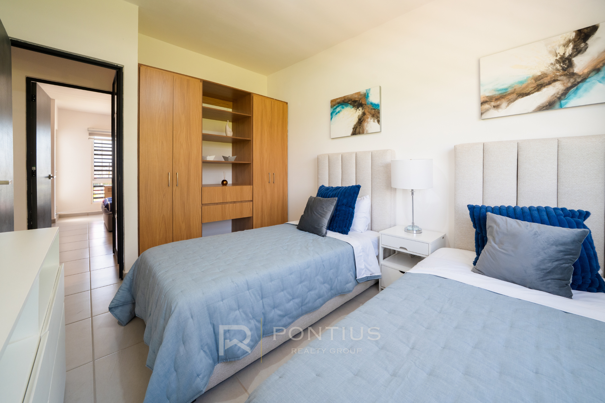 Modelo Ambar de Zafiro Residencial, departamentos en venta en San Vicente, Bahía de Banderas. Recámara secundaria