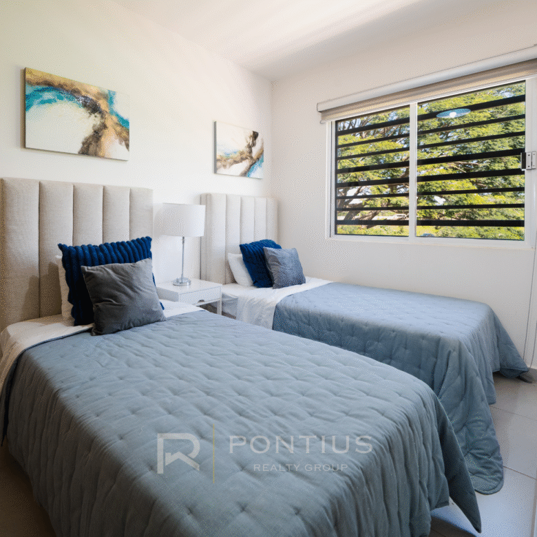Modelo Ambar de Zafiro Residencial, departamentos en venta en San Vicente, Bahía de Banderas. Recámara secundaria
