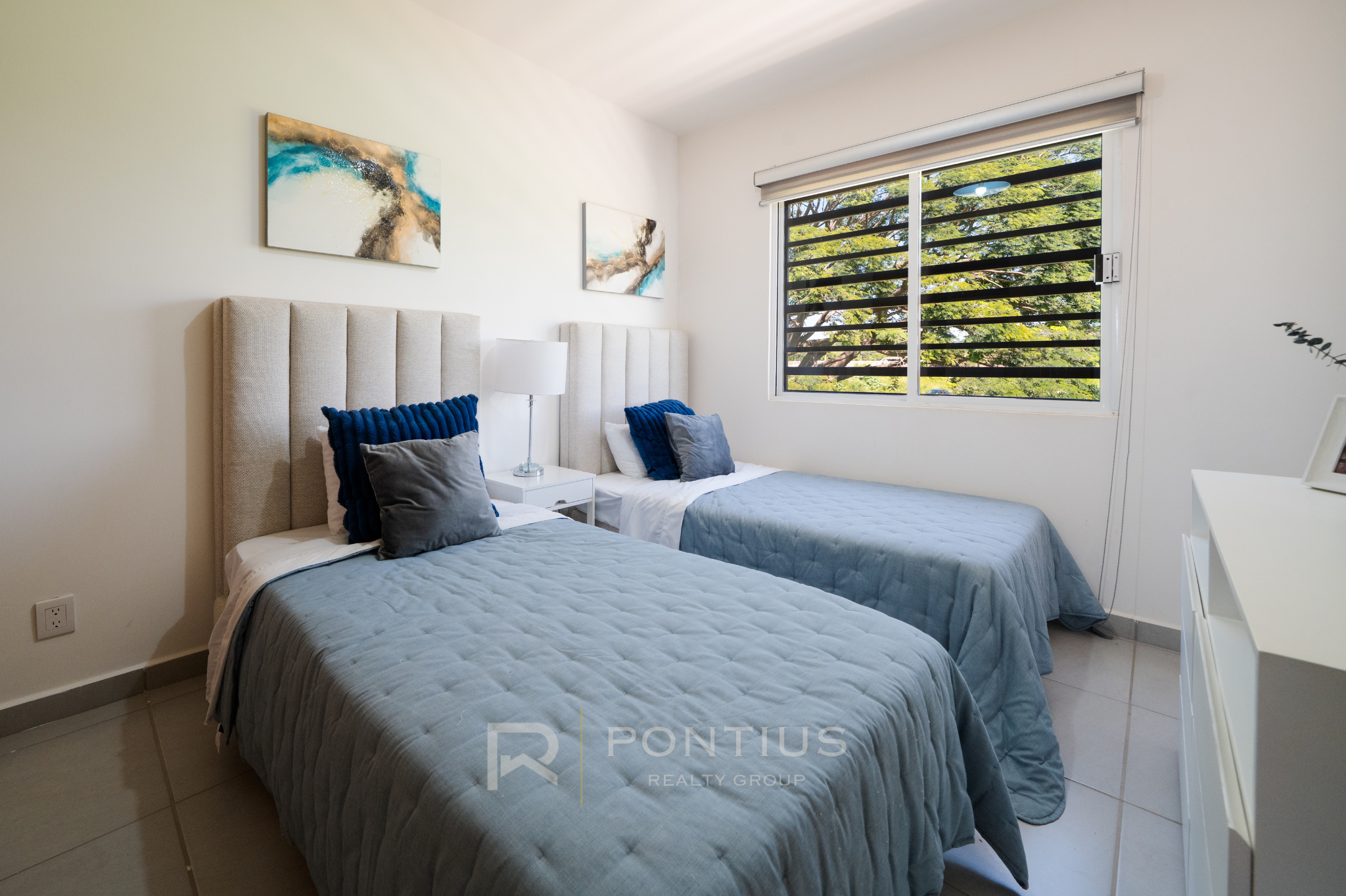 Modelo Ambar de Zafiro Residencial, departamentos en venta en San Vicente, Bahía de Banderas. Recámara secundaria
