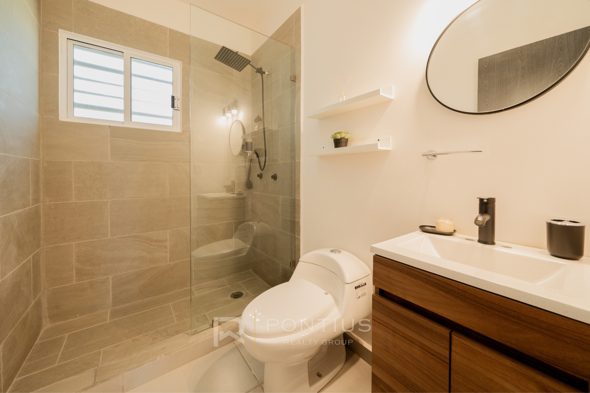 Modelo Ambar de Zafiro Residencial, departamentos en venta en San Vicente, Bahía de Banderas. Baño