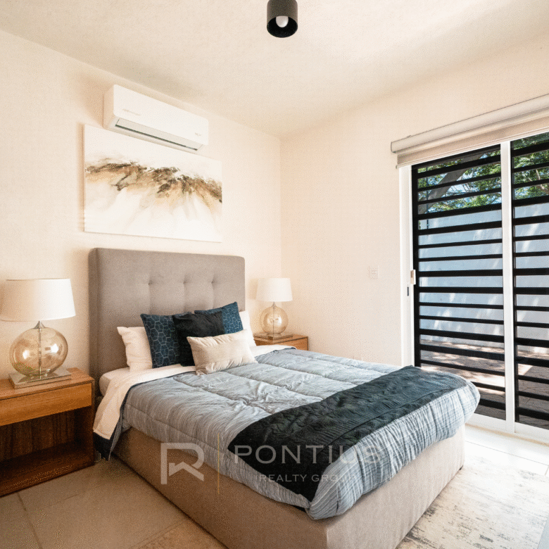 Modelo Ambar de Zafiro Residencial, departamentos en venta en San Vicente, Bahía de Banderas. Recámara principal