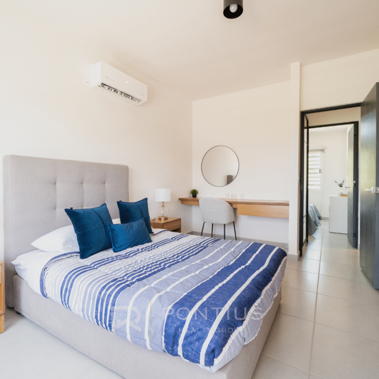 Modelo Ambar de Zafiro Residencial, departamentos en venta en San Vicente, Bahía de Banderas. Recámara principal