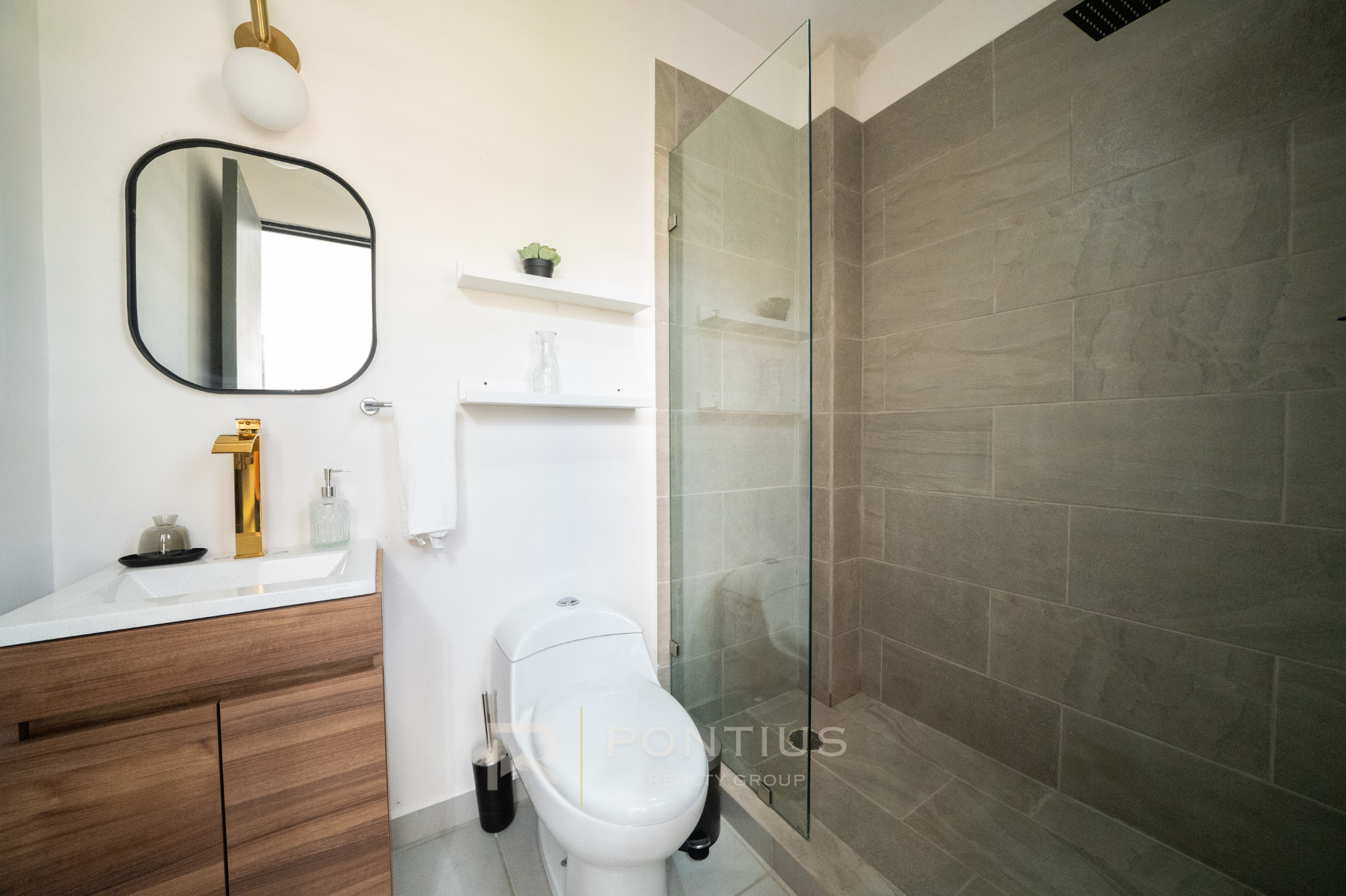 Modelo Ambar de Zafiro Residencial, departamentos en venta en San Vicente, Bahía de Banderas. Baño