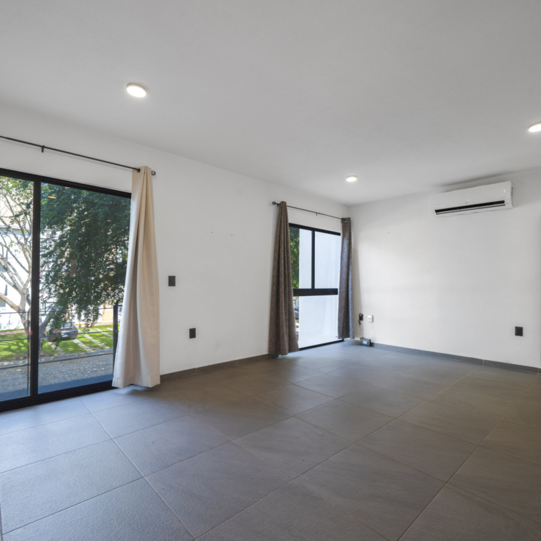 Sala de Foresta Vallarta, departamento en venta en Puerto Vallarta.