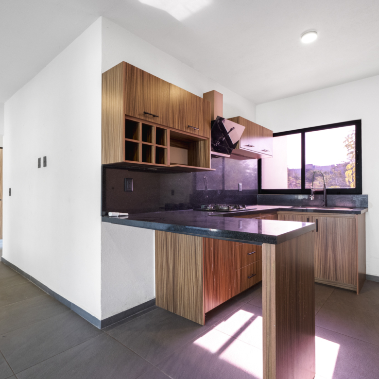 Cocina de Foresta Vallarta, departamento en venta en Puerto Vallarta.